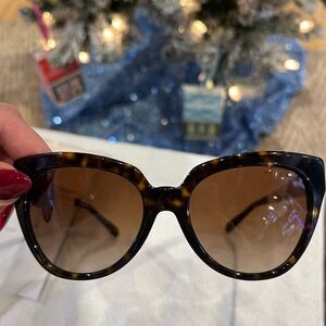 Michael Kors Tortoise Sunglasses with Brown Lenses